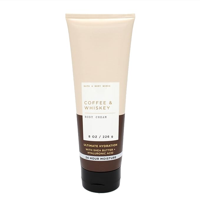 Bath and Body Works Coffee & Whiskey Ultimate Hydration Body Cream 8oz