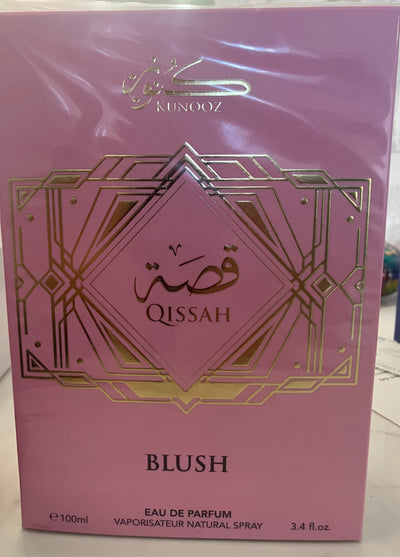 Kunooz Qissah Blush EDP 100 ML - available at Sand Dollar Shop
