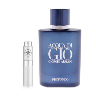 Armani Acqua di Giò Profondo EDP - 8 ML- Silver