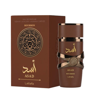 Lattafa Asad Bourbon EDP 100 ML - available at Sand Dollar Shop
