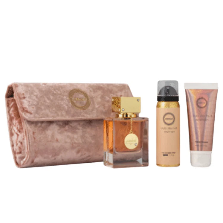Armaf Club de Nuit Woman Extrait 3 piece Travel Pack with Pouch