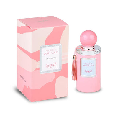 Swiss Arabian Sapil Naughty Vanilla Oud EDP 100 ML - available at Sand Dollar Shop